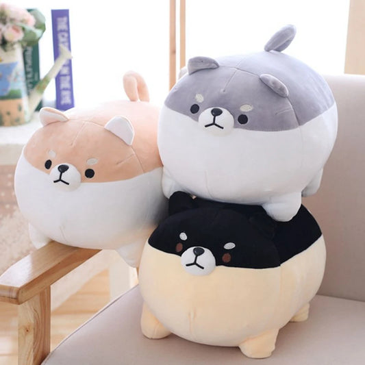 40CM Cute Corgi Plush Toy Fat Shiba Inu